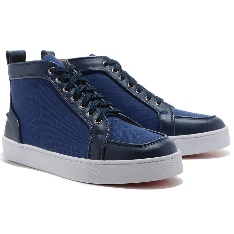 Christian Louboutin High Top Sneakers Rantus Orlato Blue: A Timeless Investment